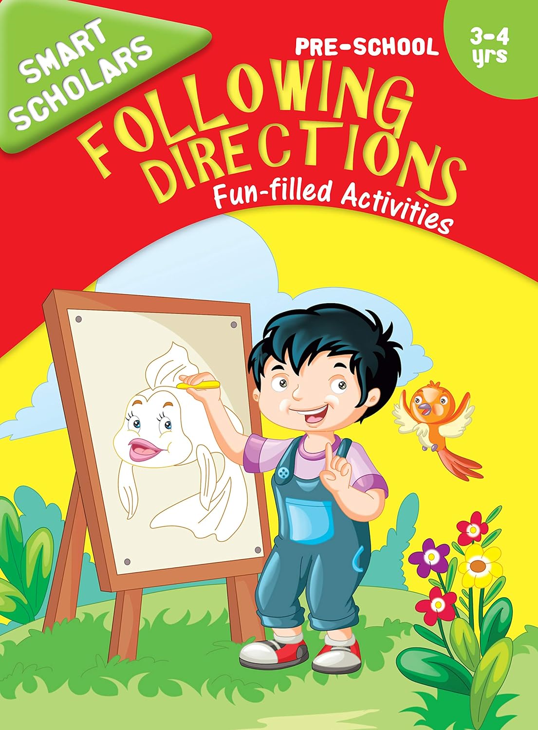 Smart Scholars Pre-School Following Directions - Om Books 