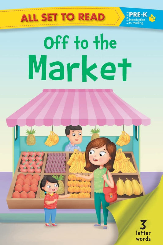 All set to Read PRE K Off to the Market - Om Books 