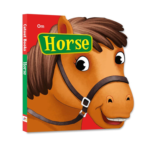Horse : Cutout Board Book - Om Books
