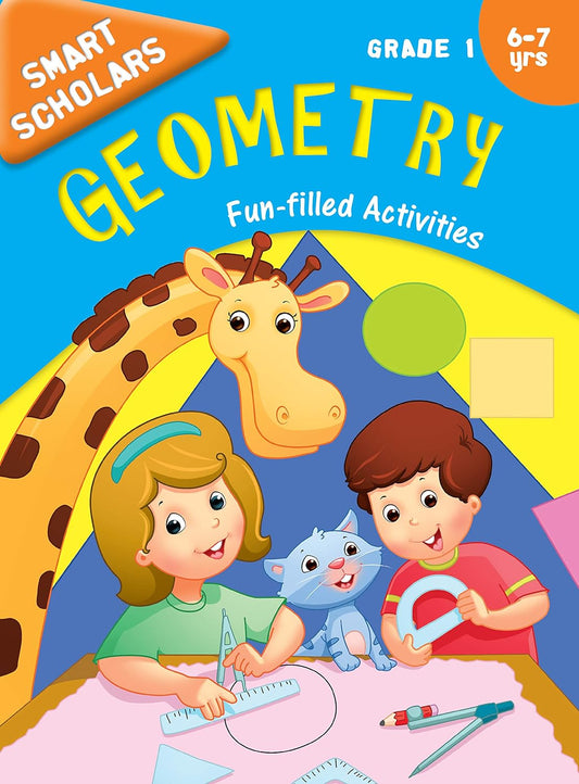 Smart Scholars Grade 1 Geometry - Om Books 