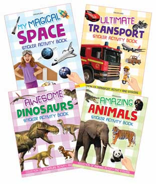 Dreamland Sticker Activity Books- A pack of 4 titles