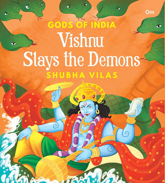 Gods of India : Vishnu Slays the Demons - Om Books 