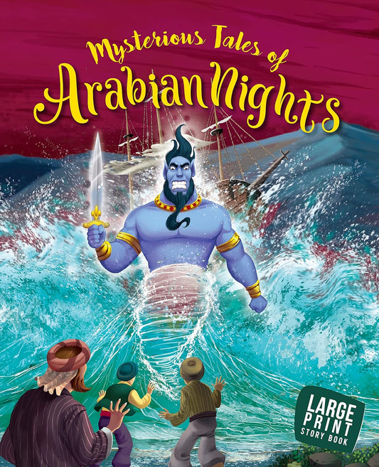 Mysterious Tales of Arabian Nights : Large Print - Om Books 