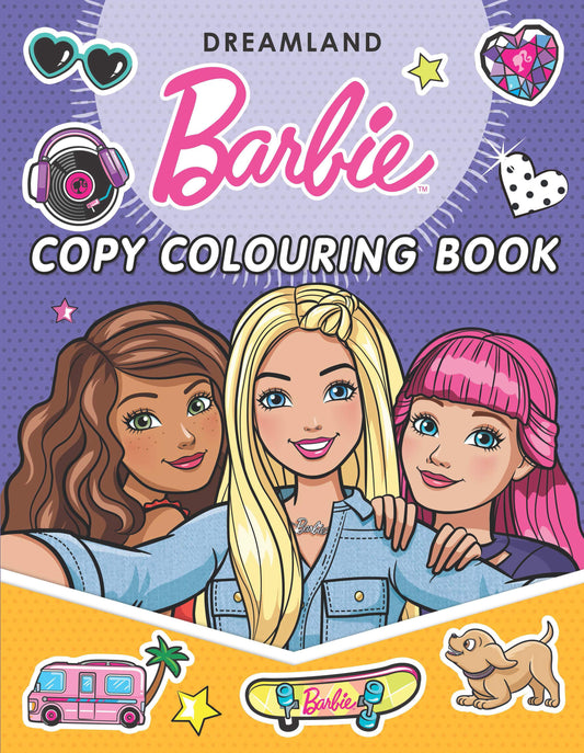 Dreamland Publications Barbie Copy Colouring Book | Swadesiicart