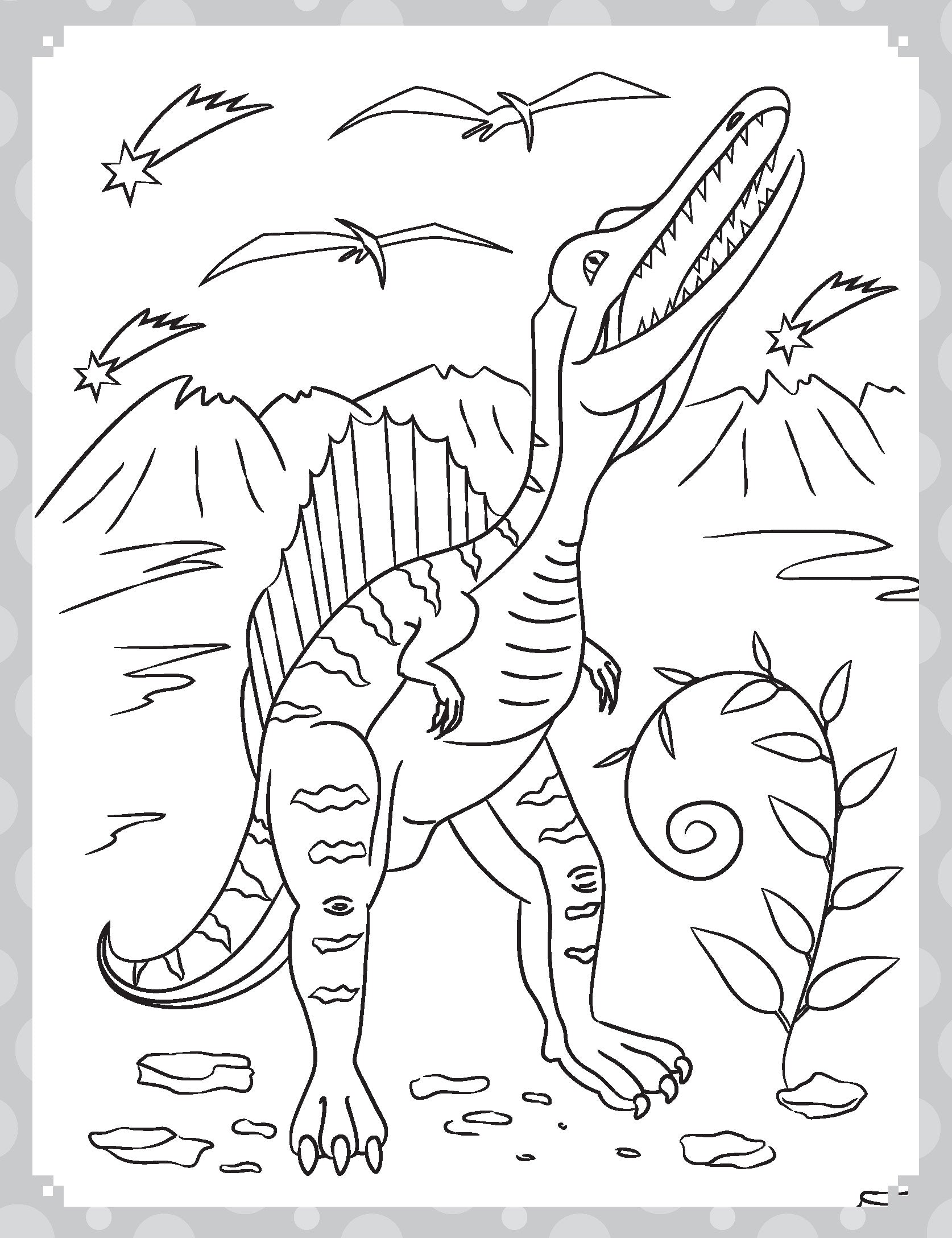 Dreamland Publications My Ultimate Dinosaurs Colouring Fun Book with Free Crayons : Children's Colouring Book