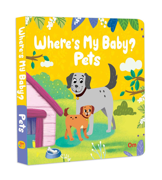 Where's My Baby Pets - Om Books 