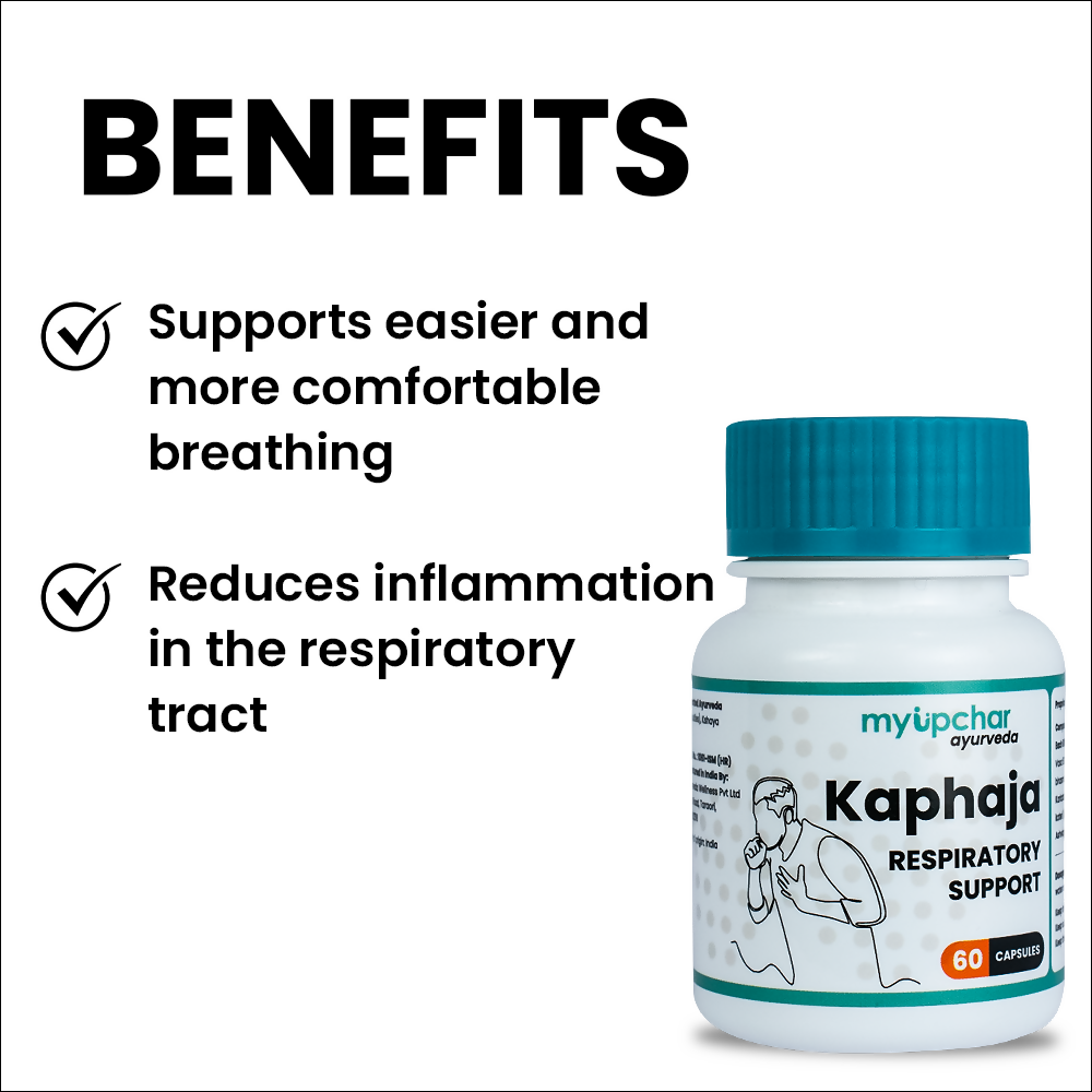 myUpchar Ayurveda Kaphaja Respiratory Support Capsules - Grab2buy