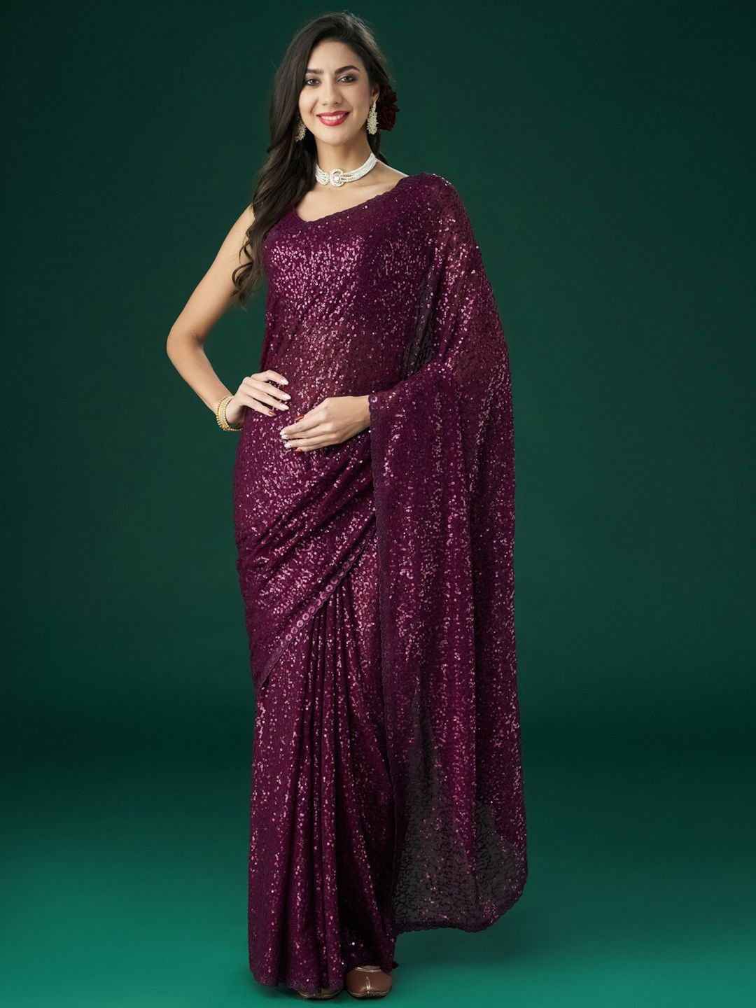 kasee Embellished Sequinned Saree