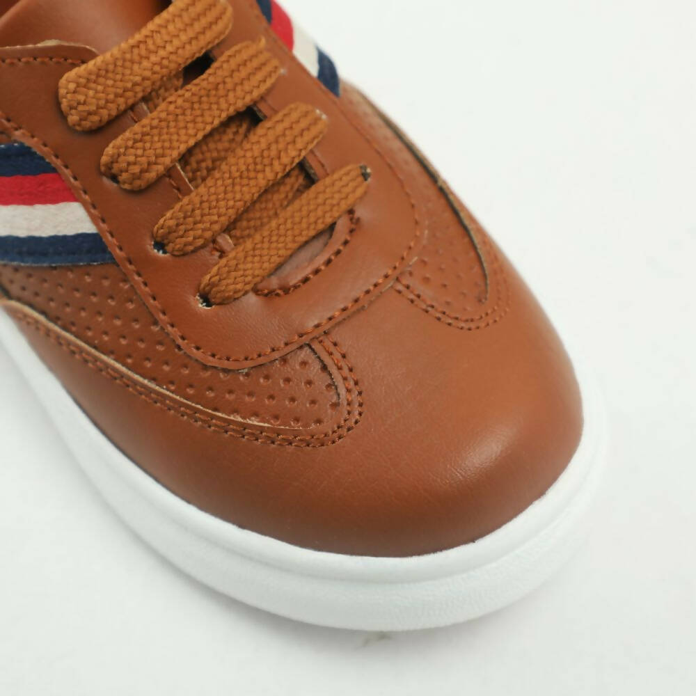 Tiny Bugs Boys Lace Up Casual Sheos - Tan  Grab2Buy Tiny Bugs Grab2Buy