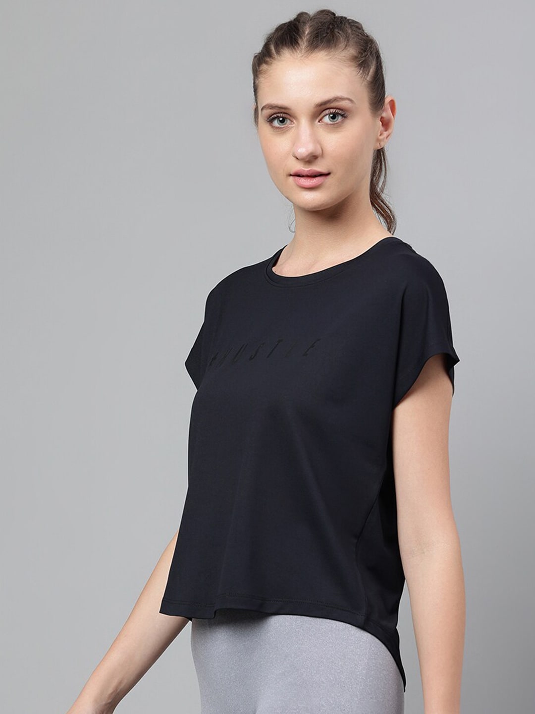 MKH Typography Printed Extended Sleeves Dri-FIT Relaxed Fit T-shirt 