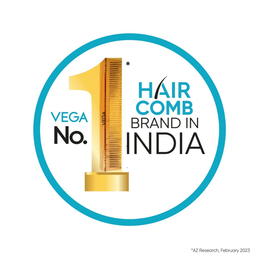 Vega Grooming Wooden Hair Comb - Handmade  Grab2Buy Vega Grab2Buy