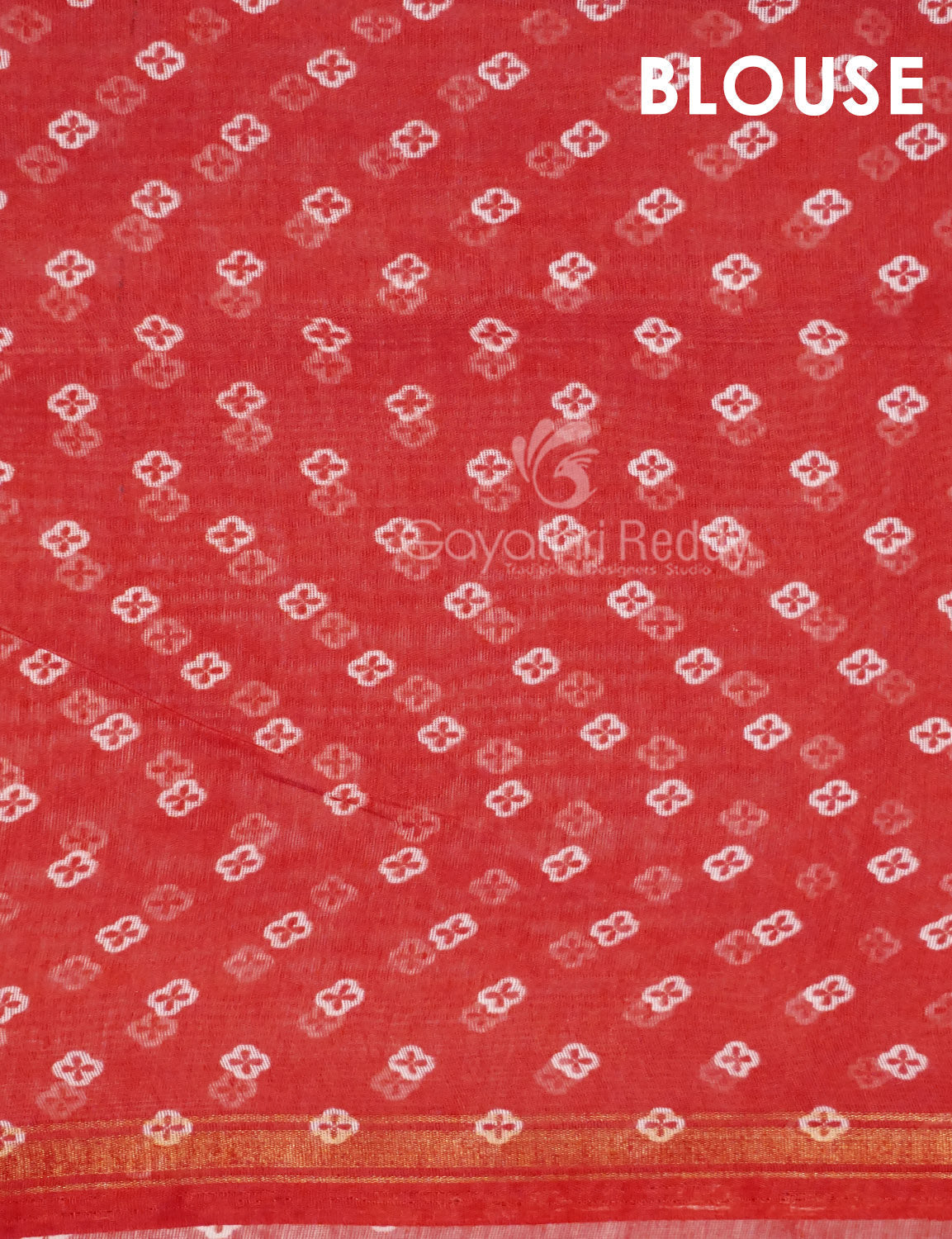 Shades of Tomato Mix Orange Colour Floral Design Semi Chanderi Grab2Buy By Gayathri Reddy Designer Studio 