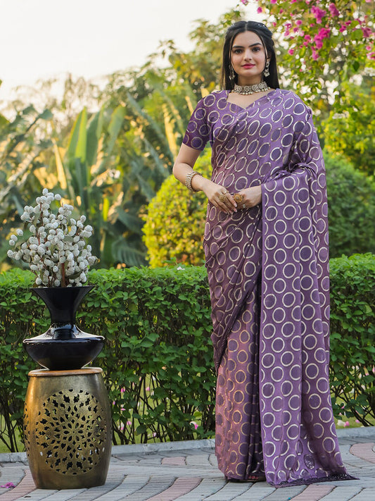 Tikhi Imli Geometric Woven Design Ready to Wear Grab2Buy 