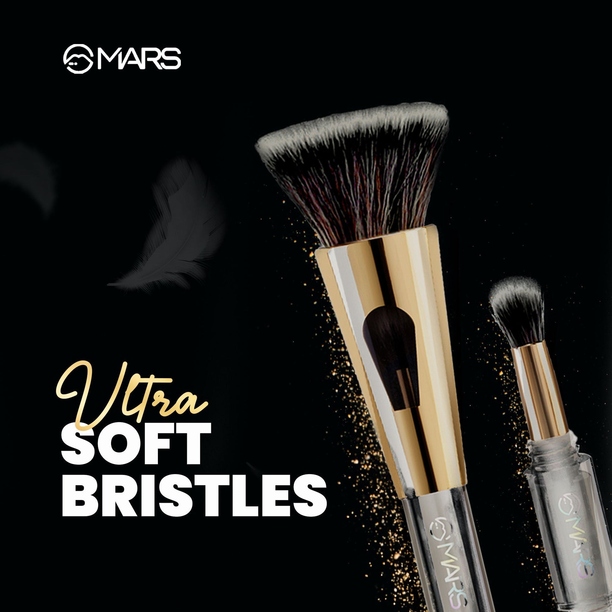 MARS Cosmetics 4 In 1 Travel Brush 