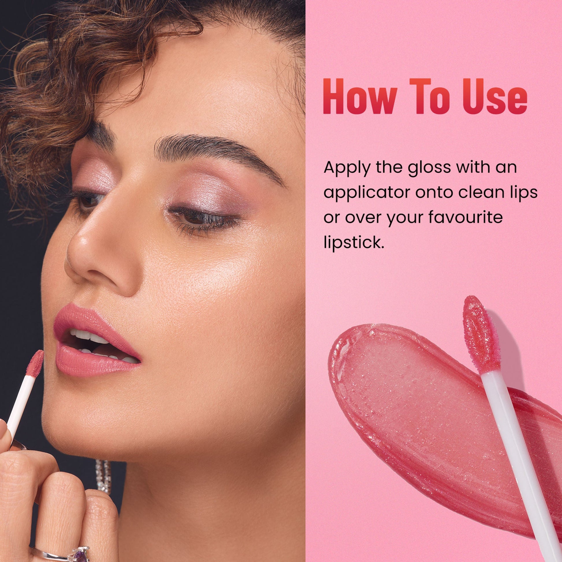 Swiss Beauty Shine & Plump Lipgloss - 5 Nude Brown