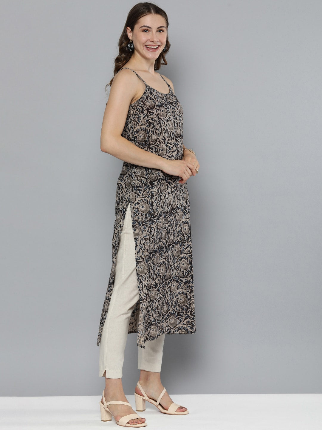HERE&NOW Floral Printed Kurta