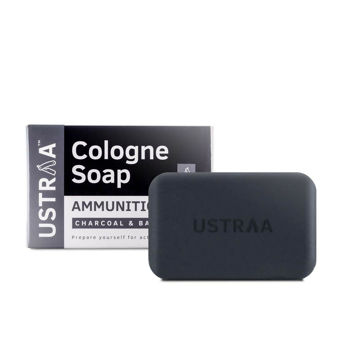 Ustraa Ammunition Cologne Soap with Charcoal & Bay Leaf  Grab2Buy Ustraa Grab2Buy