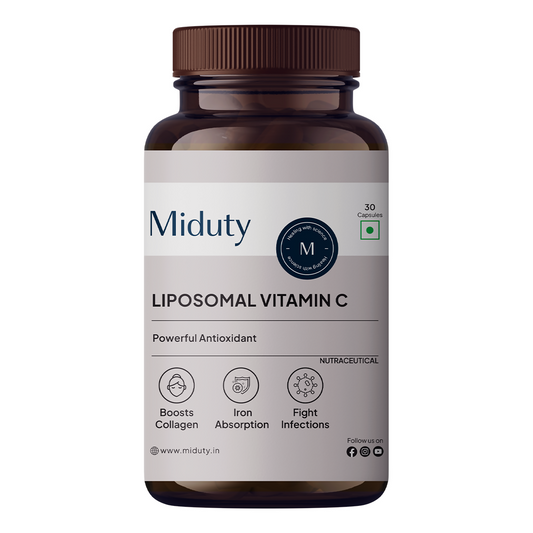 Miduty Liposomal Vitamin C - Immunity Booster Capsules 
