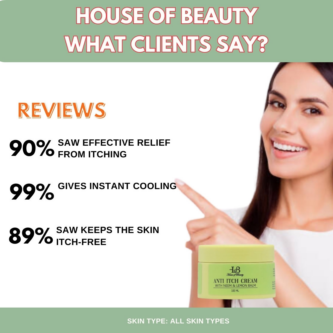 House of Beauty Anti Itch Cream 