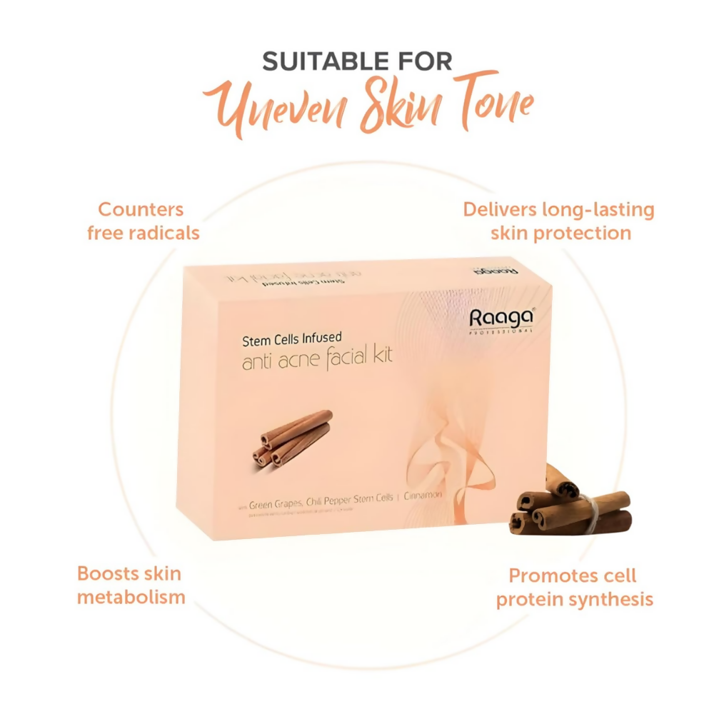 Raaga Professional Stem Cells Infused Anti Acne Facial Kit