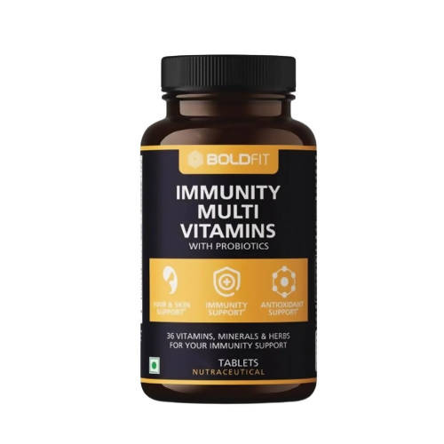 Boldfit Immunity Multi Vitamins with Probiotics Tablets 