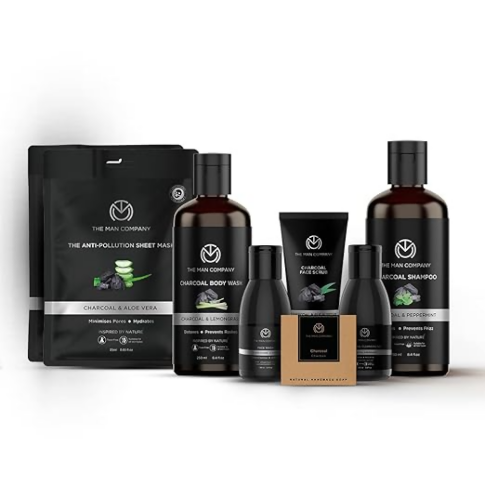The Man Company Ultimate Charcoal Detan Kit  Grab2Buy The Man Company Grab2Buy