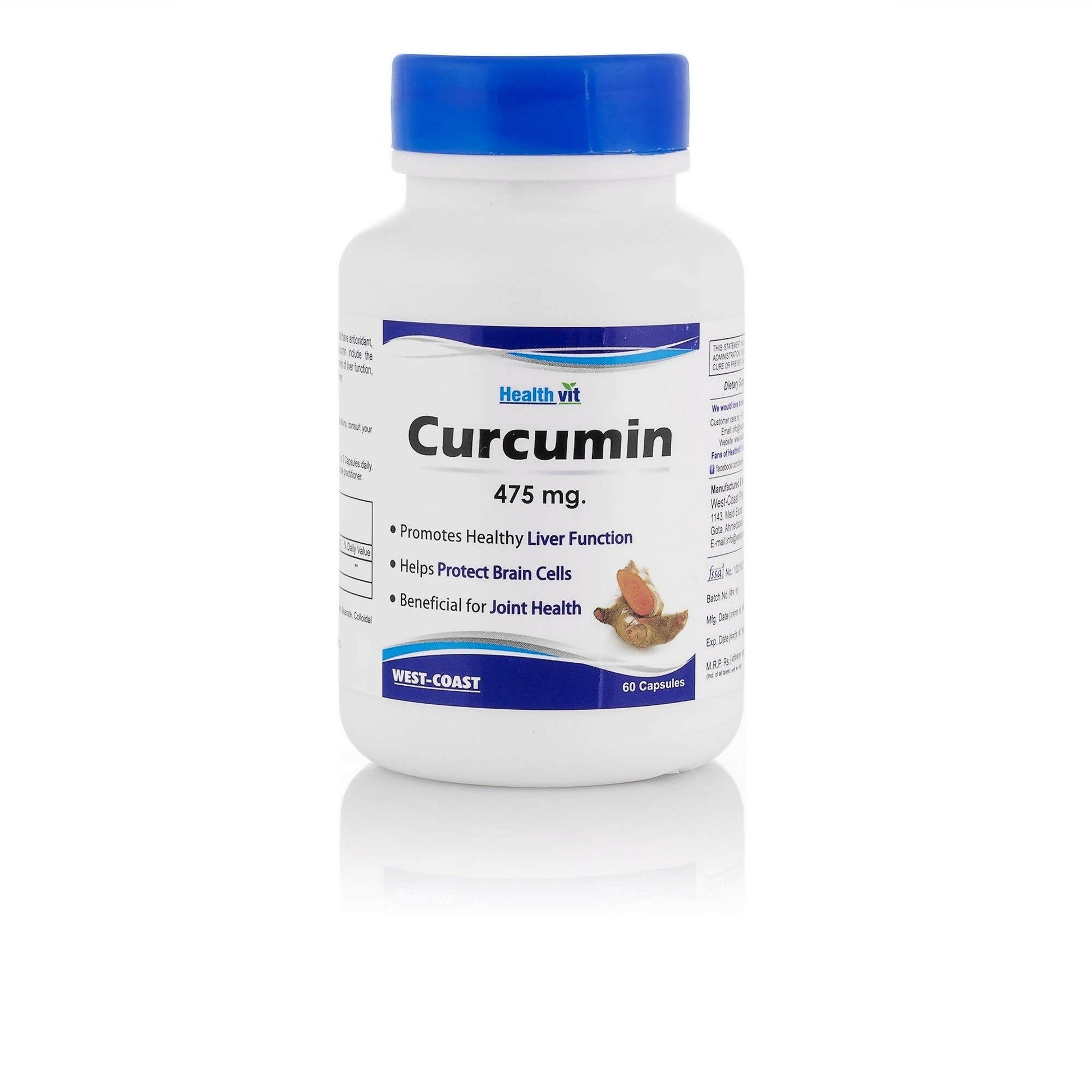 Healthvit Ultra-Pure Curcumin 475mg Capsules - Grab2buy