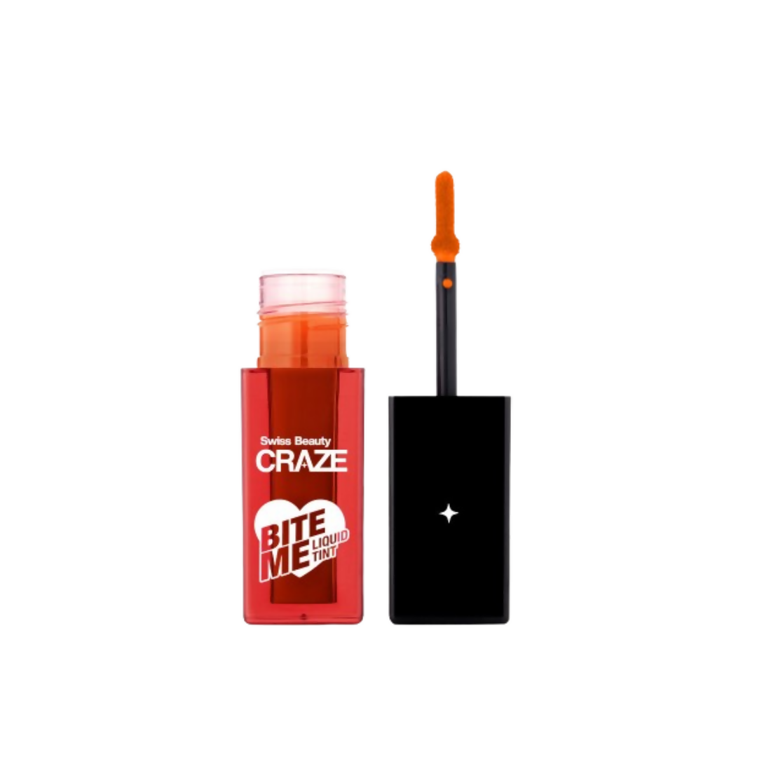 Swiss Beauty Craze Bite Me Liquid Tint - 1 Juicy Peach 