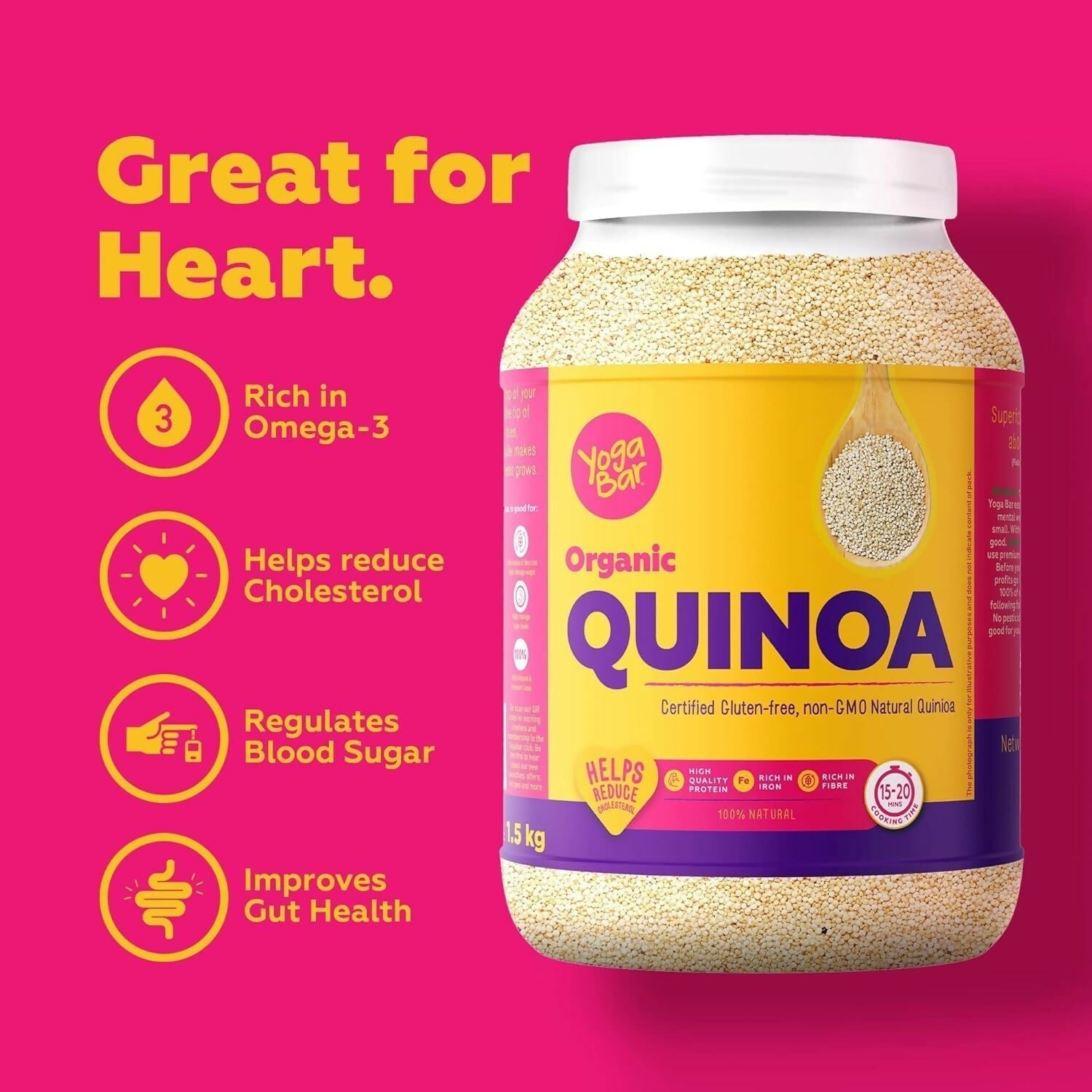 Yoga Bar Whole Quinoa Pouch  Grab2Buy Yoga Bar Grab2Buy