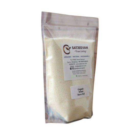 Satjeevan Organic Wheat Rava Suji - Grab2buy