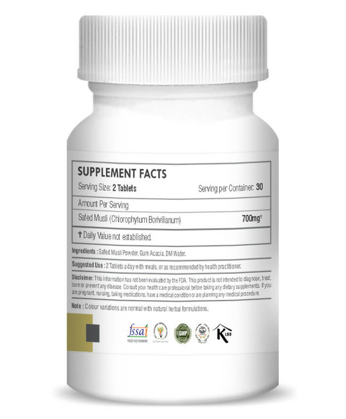 H&C Herbal Safed Musli Tablets 