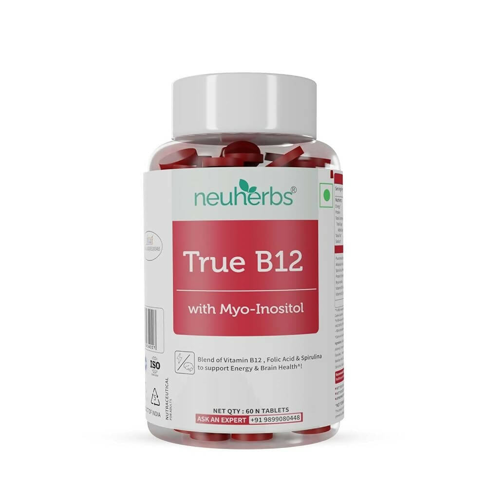 Neuherbs Plant-Based True B12 Tablets - Grab2buy