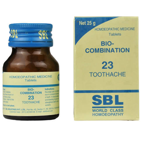 SBL Homeopathy Bio-Combination 23 Toothache Tablets | Grab2Buy