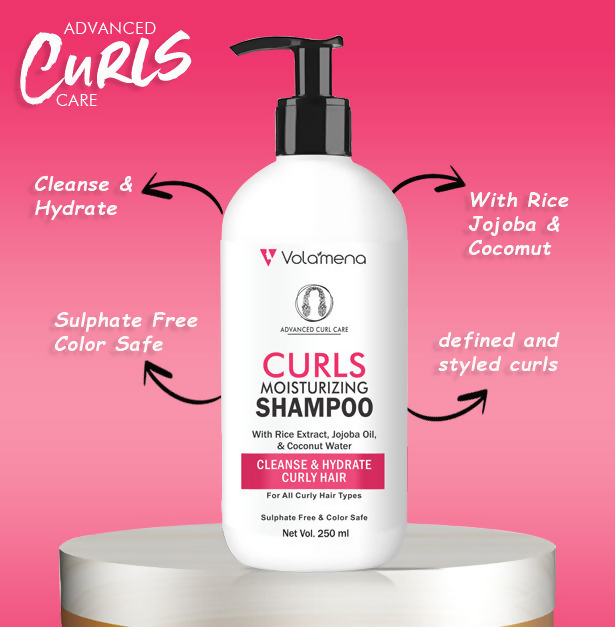 Volamena Curly Hair Moisturizing Shampoo  Grab2Buy Volamena Grab2Buy