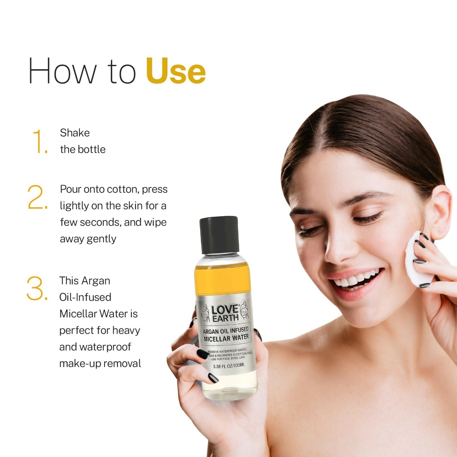 Love Earth Argan Oil Infused Micellar Water  Grab2Buy Love Earth Grab2Buy