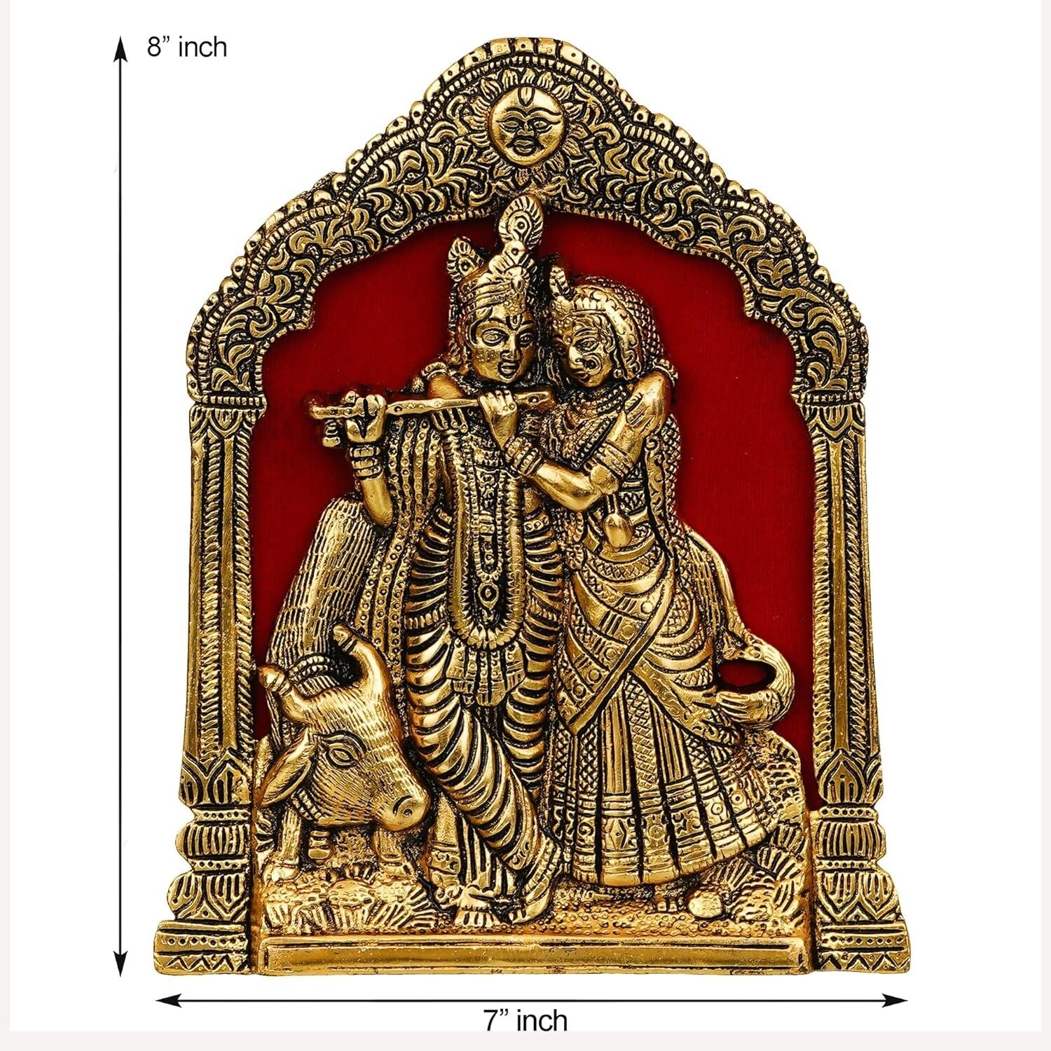 Webelkart Premium Metal Radha Krishna Idol - Grab2buy