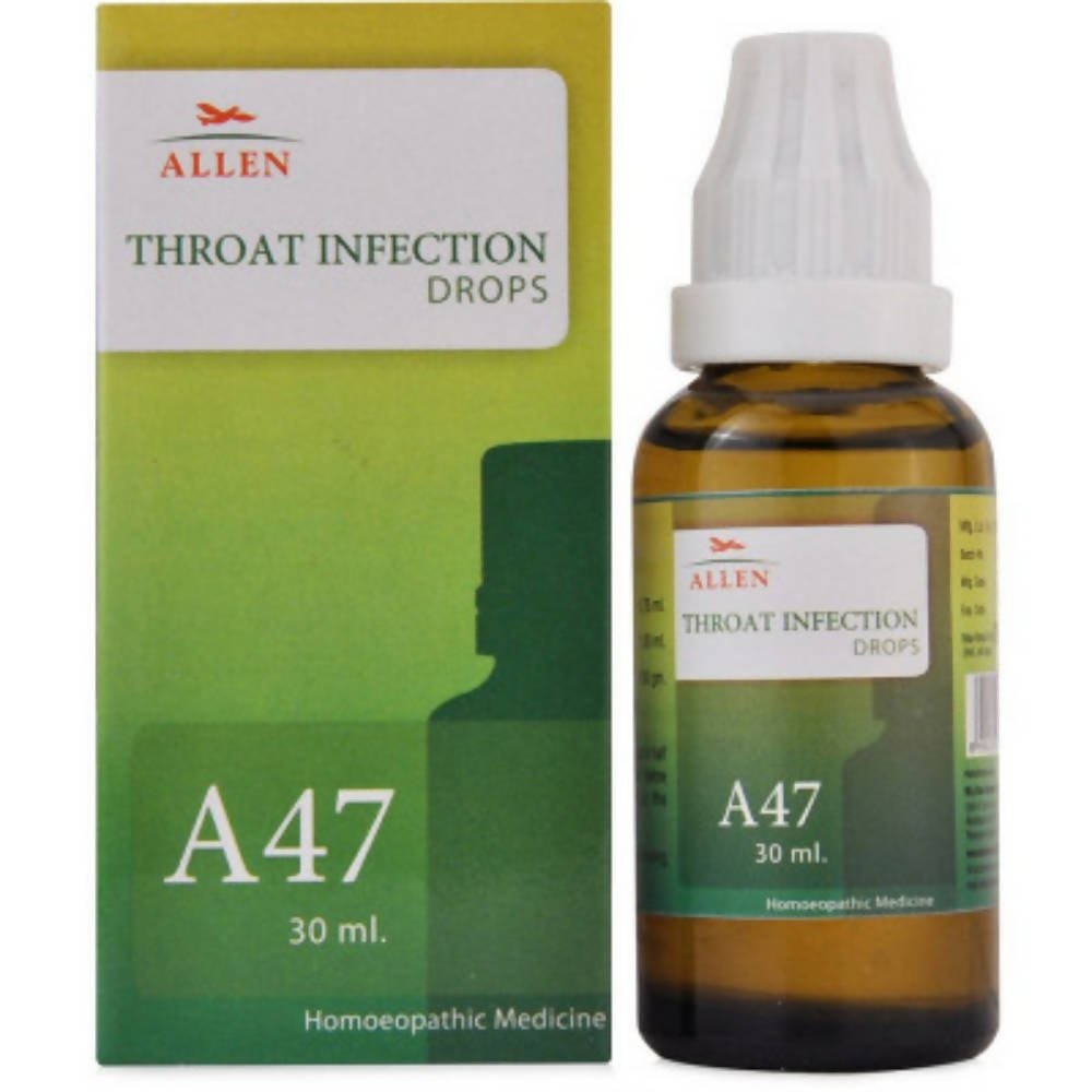 Allen Homeopathy A47 Throat Infection Drops 
