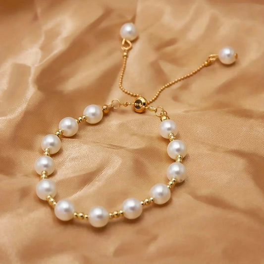 Joban Fashion Hand Made Pearl Bracelet For Women 
