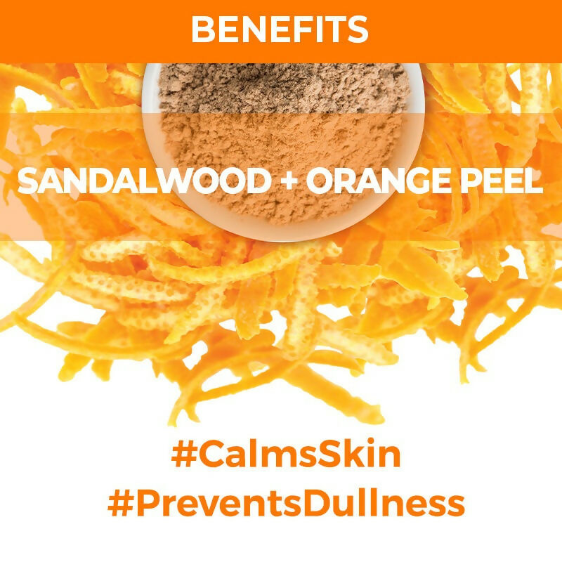 Nykaa Skin Secrets Indian Rituals Sandalwood + Orange Peel Sheet Mask For Glowing & Calm Skin 