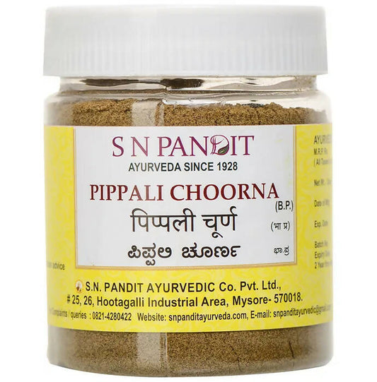 S N Pandit Ayurveda Pippali Choorna | Grab2Buy