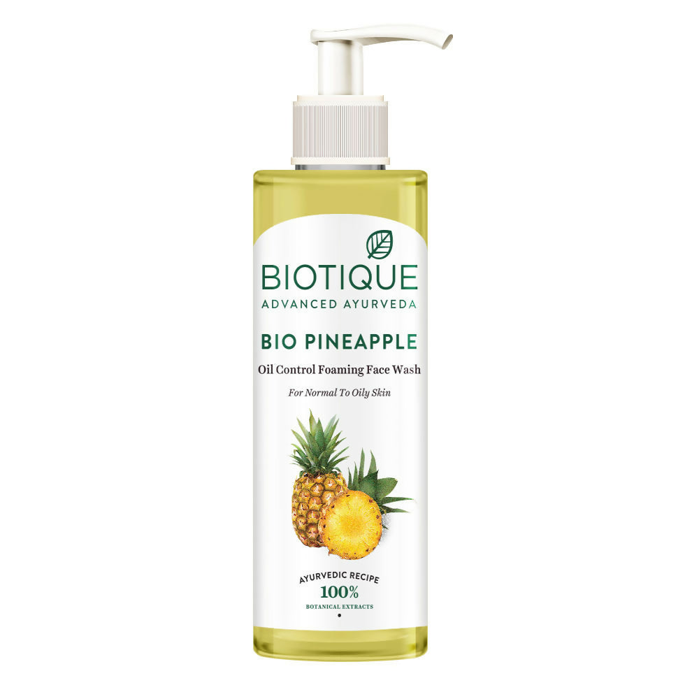 Biotique Bio Pineapple Oil Control Foaming Face Wash 