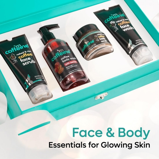 mCaffeine Shower Temptations Gift Set For Women & Men