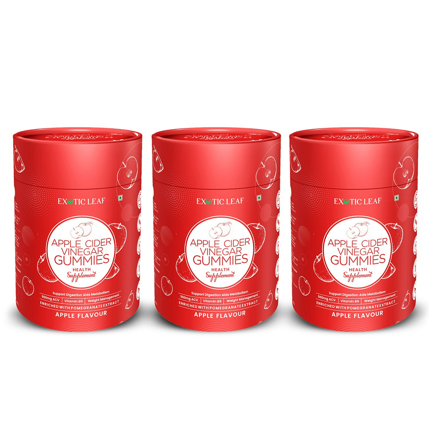 Exotic Leaf Apple Cider Gummies 