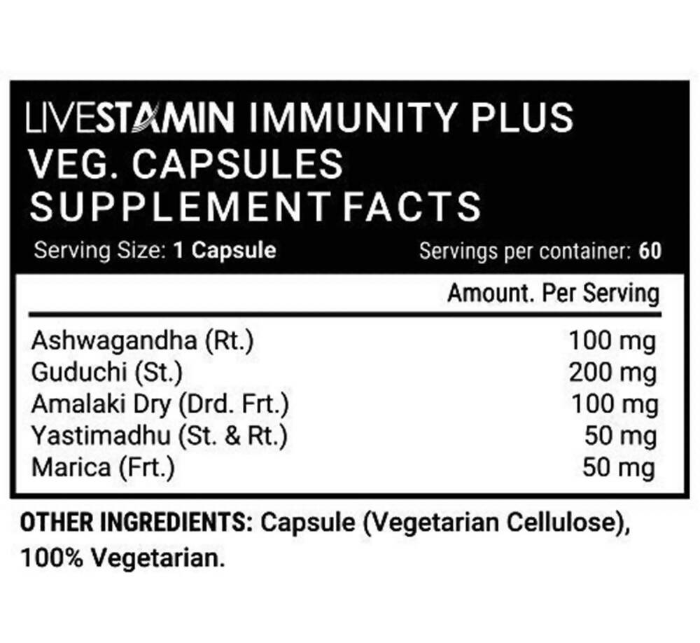 Livestamin Immunity Plus Capsules - Grab2buy