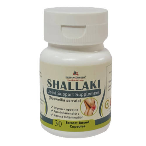 Deep Ayurveda Shallaki 500mg Veg Capsule - Grab2buy