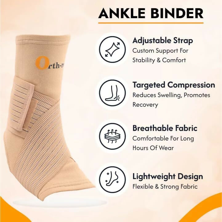 Orth-rem Ankle Binder For Men & Women 