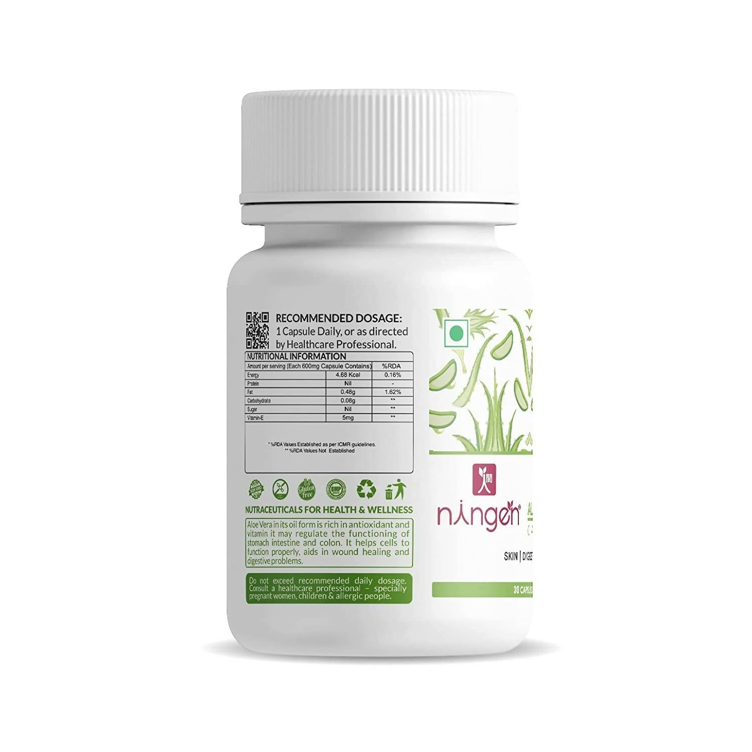 Ningen Aloe Vera Oil Capsules - Grab2buy