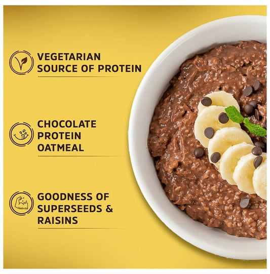 MuscleBlaze MB Fit 22g High Protein Oats - Dark Chocolate - Grab2buy