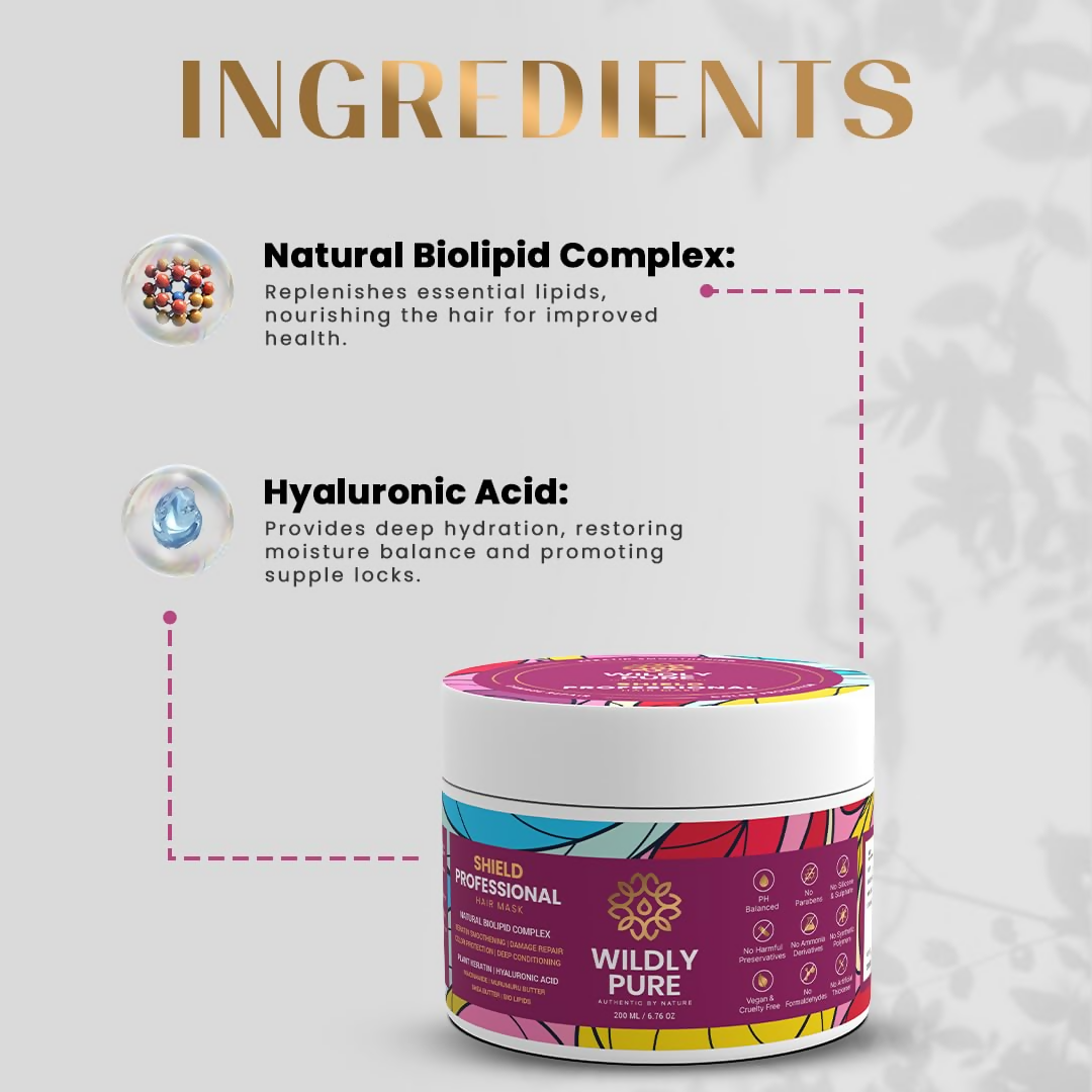 Wildly Pure Professional Natural Keratin Hair Spa Mask  Grab2Buy Wildly Pure Grab2Buy