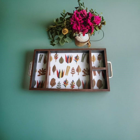 Collectibles India Wooden Serving Tray